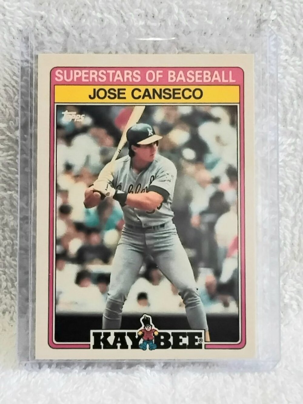 5/$20 Mint 1989 Topps/Kay Bee Jose Canseco Superstars of Baseball MLB Card 3!!